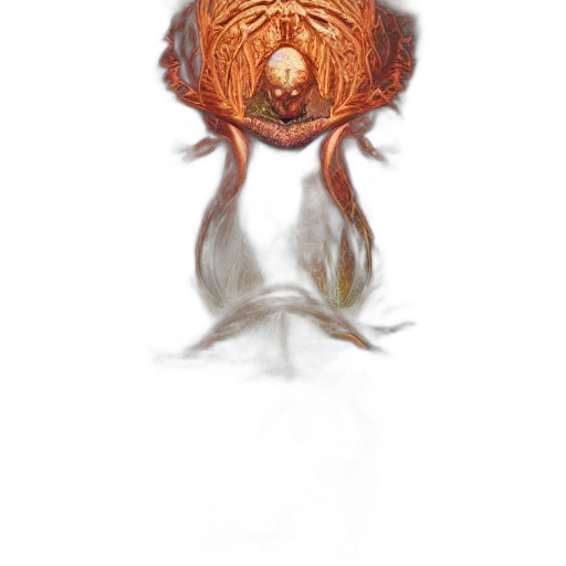 crown, flower, mask, hair, concept art, fantasy art, watercolor, photorealistic transparent PNG cut-out