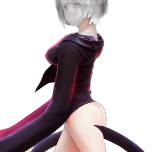 dress, weapon, creature, staff transparent PNG cut-out