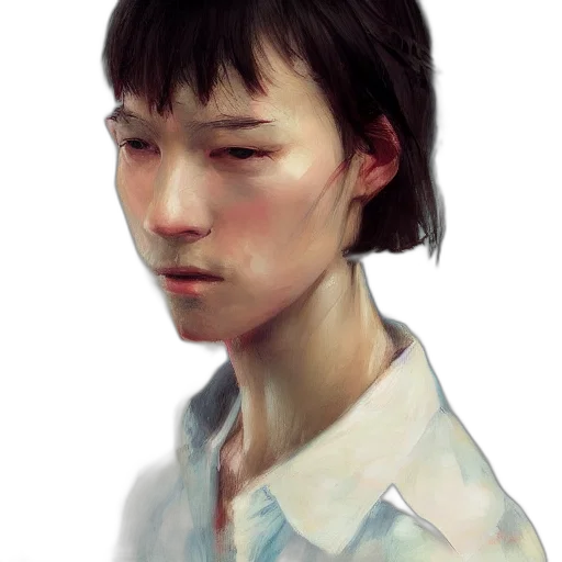 face, robot, creature, mask, photorealistic, oil painting, watercolor, concept art transparent PNG cut-out