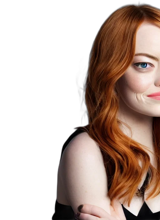 face, hair, dress, photorealistic transparent PNG cut-out