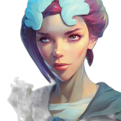 face, staff, crown, flower transparent PNG cut-out