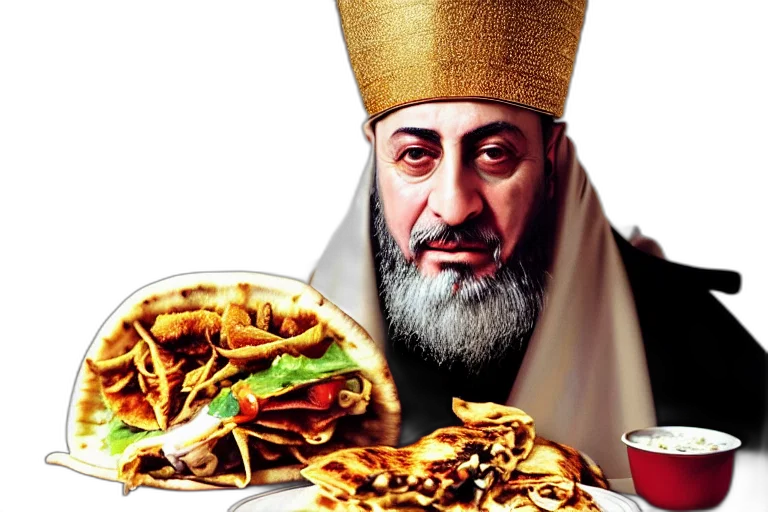 food, photorealistic, ottoman, sultan transparent PNG cut-out