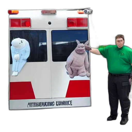 staff, animal, car, creature, concept art, 3d render, big, chungus transparent PNG cut-out