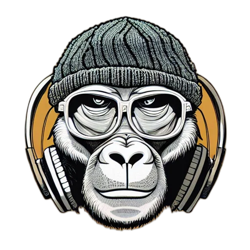 mask, cartoon, photorealistic, comic book art transparent PNG cut-out