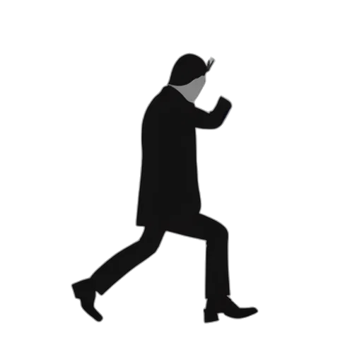 staff, jacket, shoes, pixel art transparent PNG cut-out