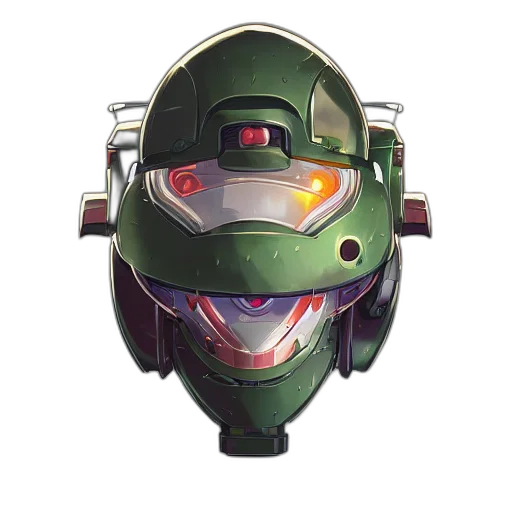 robot, mask, face, weapon transparent PNG cut-out