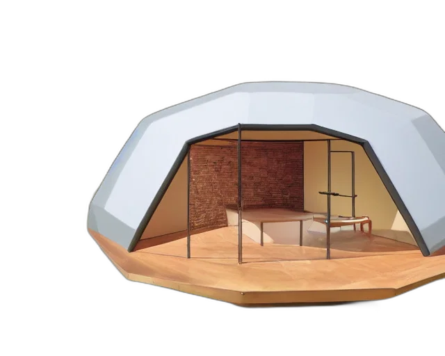 furniture, umbrella, 3d render, concept art, modular, bikini, dome, house transparent PNG cut-out