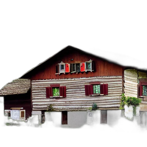 building, furniture, food, 3d render, photorealistic, concept art, pixel art, swiss transparent PNG cut-out