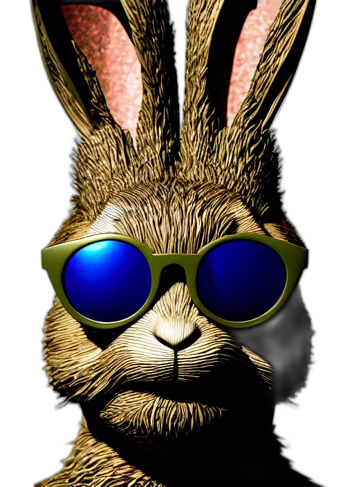 animal, 3d render, photorealistic, cartoon transparent PNG cut-out