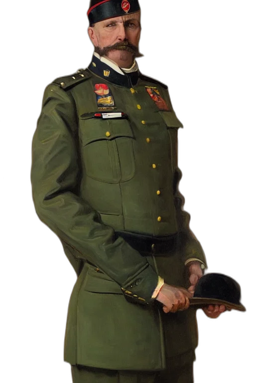staff, jacket, hat, face transparent PNG cut-out