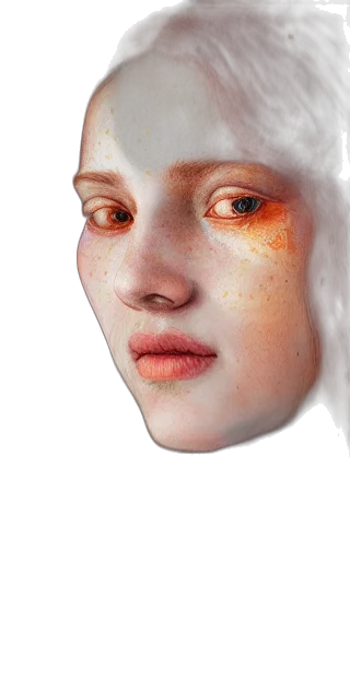 face, mask, robot, creature, photorealistic, concept art, 3d render, fantasy art transparent PNG cut-out
