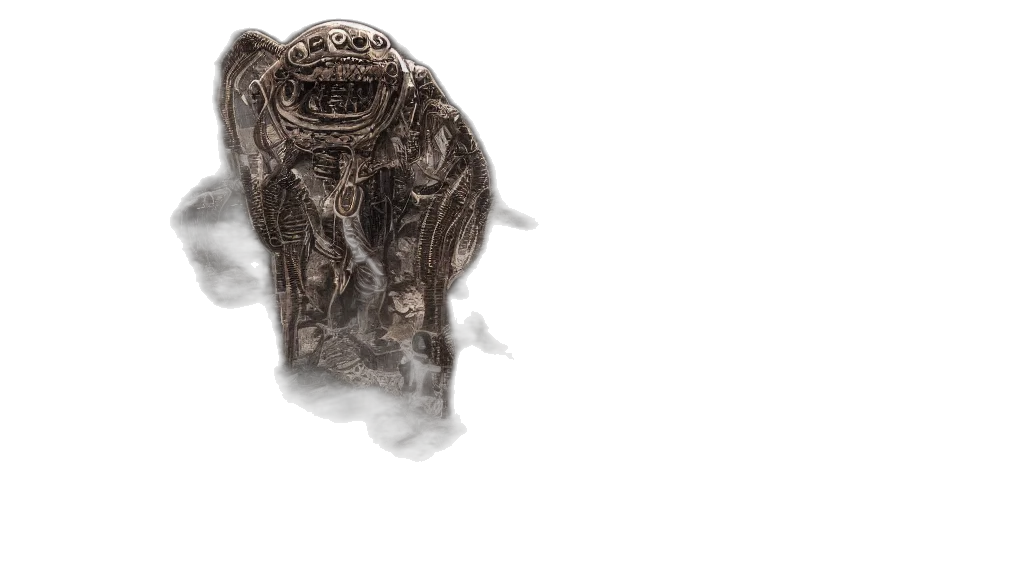 mask, creature, dragon, hair transparent PNG cut-out