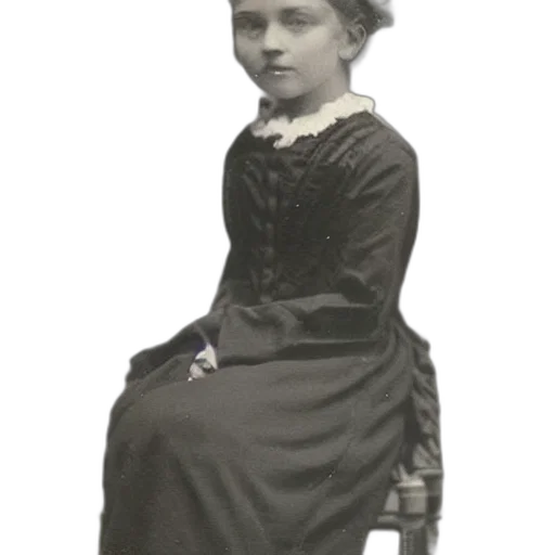 dress, staff, face, hat transparent PNG cut-out
