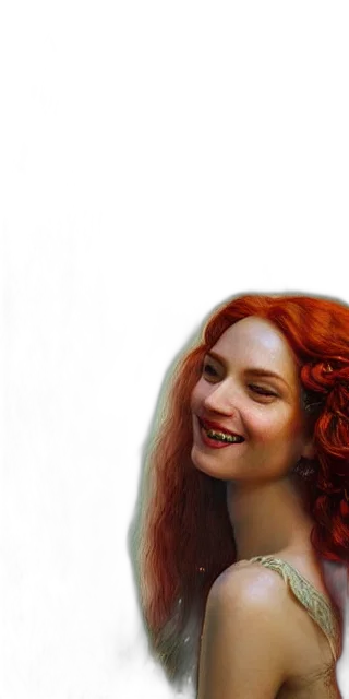 face, hair, crown, jewelry, photorealistic, oil painting, fantasy art, pixel art transparent PNG cut-out