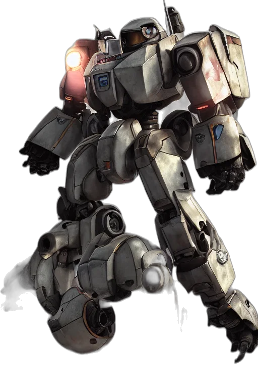 robot, weapon, concept art, pixel art transparent PNG cut-out