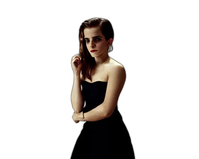 dress, jewelry, face, photorealistic transparent PNG cut-out