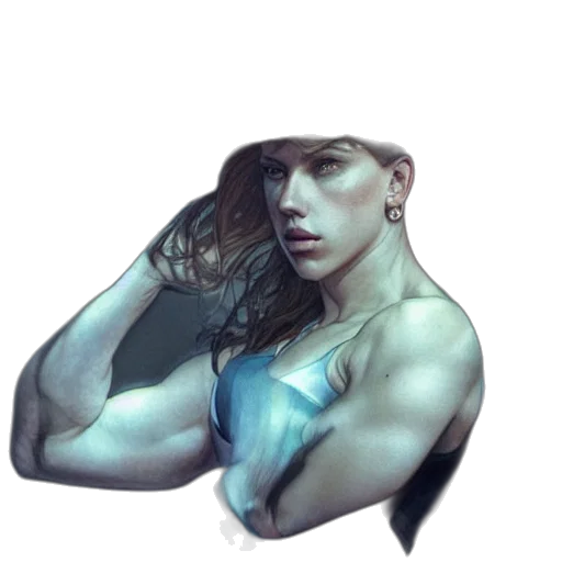 hat, face, hair, creature, photorealistic, cyberpunk, concept art, fantasy art transparent PNG cut-out