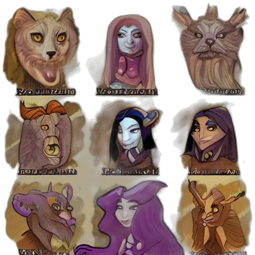 fantasy art, concept art, pixel art, 3d render transparent PNG cut-out