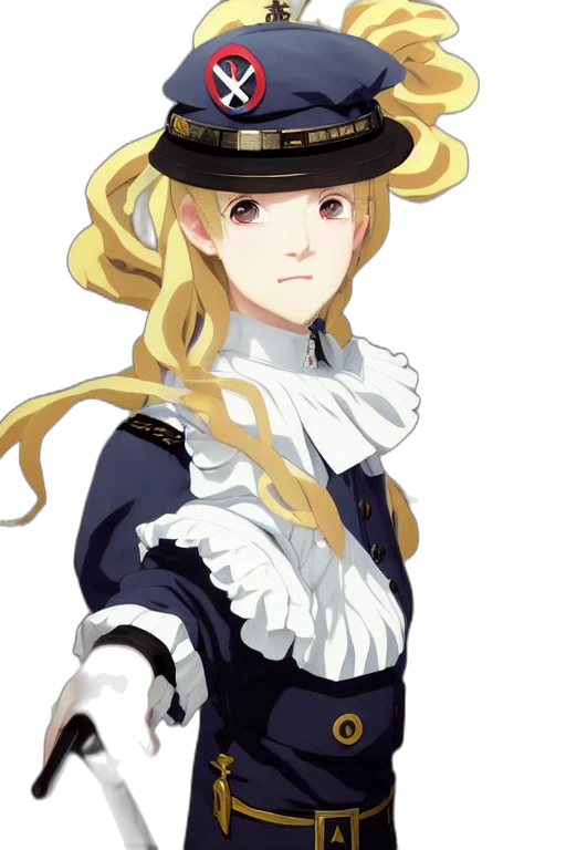hat, staff, crown, face, anime, pixel art, concept art, fantasy art transparent PNG cut-out