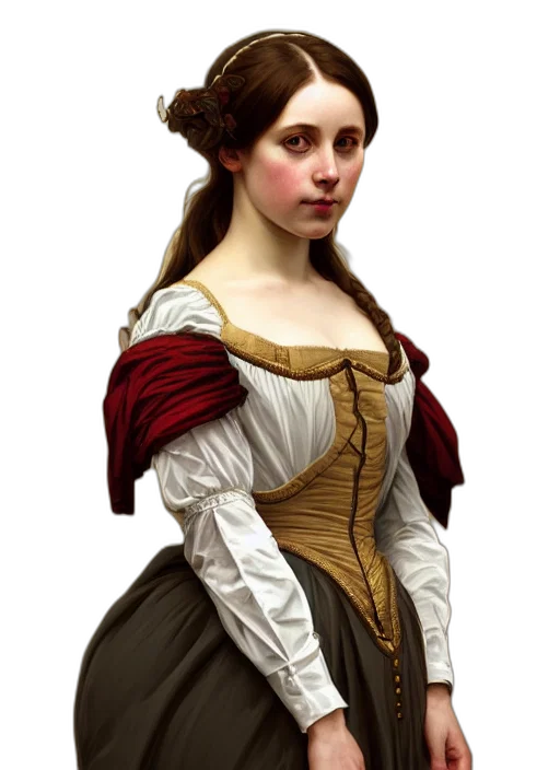 dress, face, jewelry, staff, photorealistic, oil painting, concept art, fantasy art transparent PNG cut-out