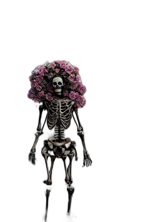flower, dress, crown, mask transparent PNG cut-out