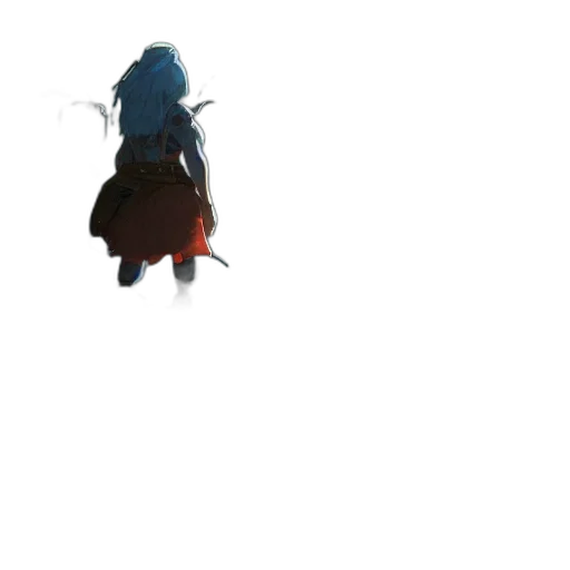 creature, hair, dragon, dress transparent PNG cut-out