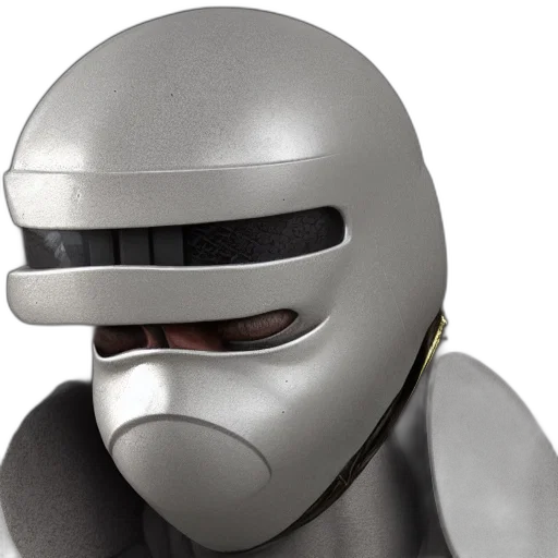 robot, mask, face, 3d render, concept art, photorealistic, focused, rendering transparent PNG cut-out