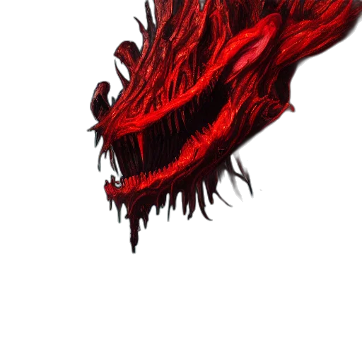dragon, hair, mask, creature transparent PNG cut-out