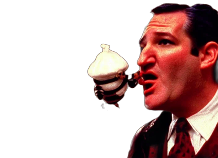 mask, creature, food, face, film, still, ted, cruz transparent PNG cut-out