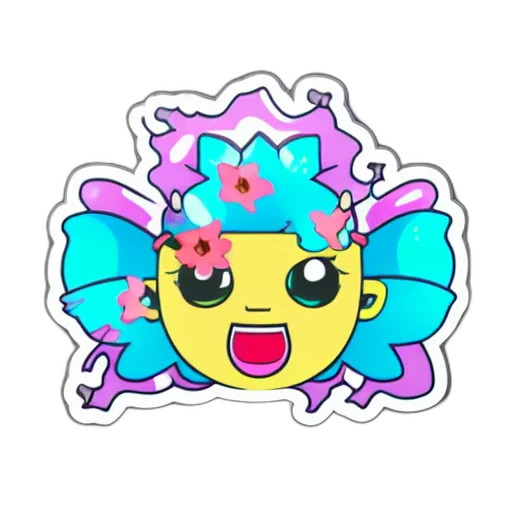 crown, flower, creature, dragon transparent PNG cut-out
