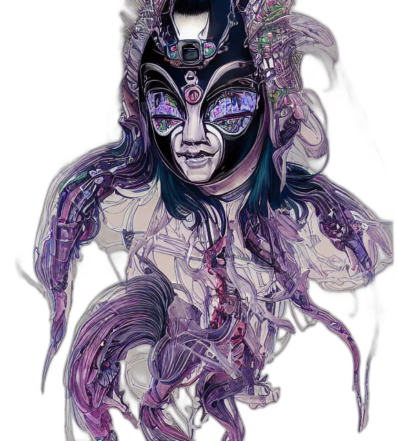 creature, mask, face, dragon transparent PNG cut-out