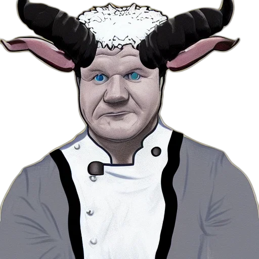 animal, staff, face, cartoon, concept art, portrait, chef, gordon transparent PNG cut-out
