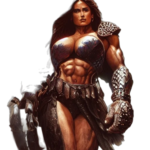 fantasy art, comic book art, concept art, photorealistic transparent PNG cut-out
