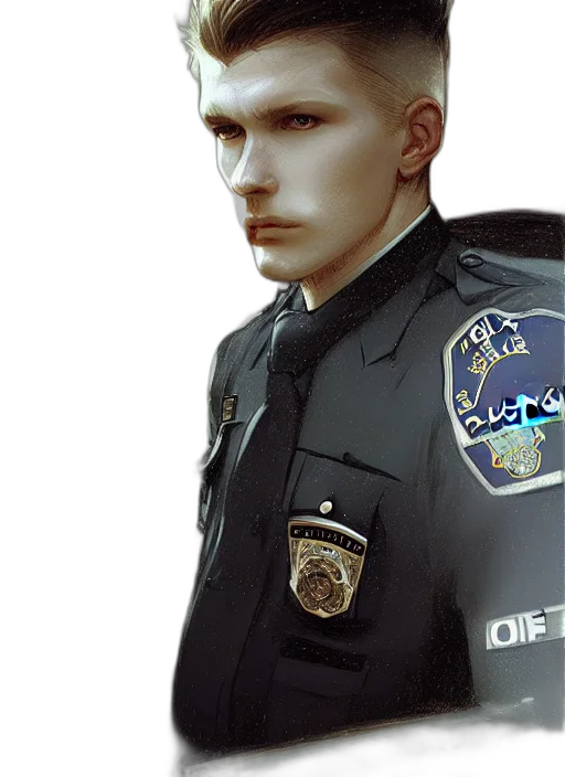 staff, jacket, face, robot transparent PNG cut-out