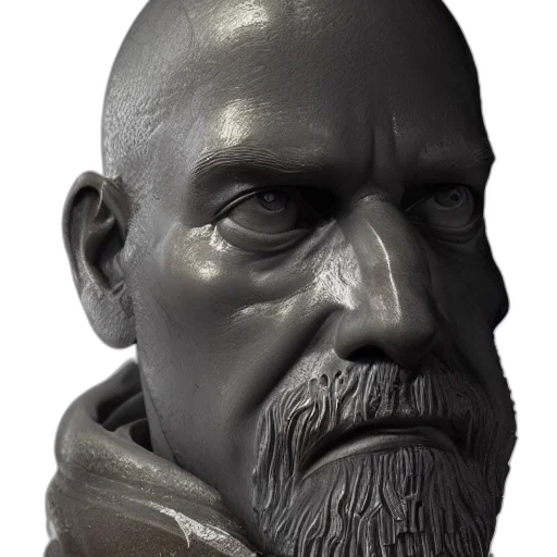 face, mask, photorealistic, 3d render, concept art, fantasy art, portrait, statue transparent PNG cut-out