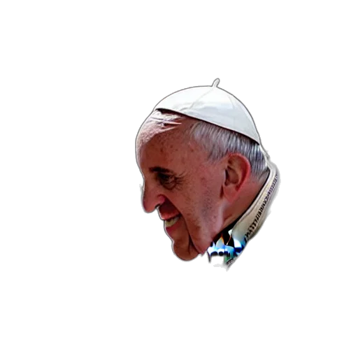 hat, crown, mask, face, 3d render, vaporwave, photorealistic, pope transparent PNG cut-out