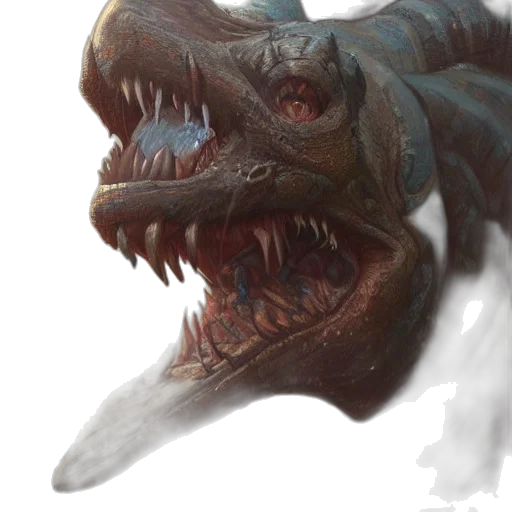 dragon, creature, face, animal transparent PNG cut-out