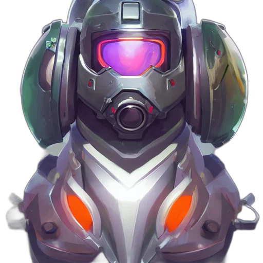 robot, weapon, face, mask transparent PNG cut-out