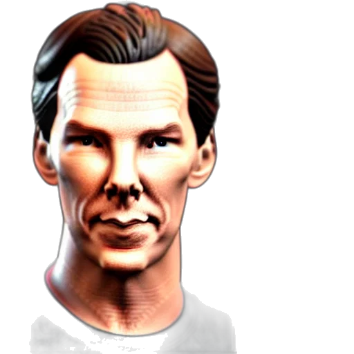 face, mask, photorealistic, 3d render, concept art, comic book art, benedict, cumberbatch transparent PNG cut-out