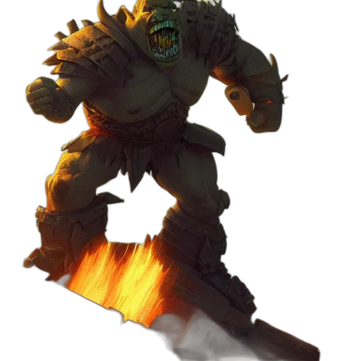 creature, staff, dragon, weapon transparent PNG cut-out