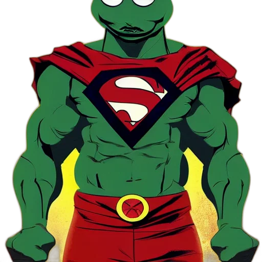 comic book art, cartoon, full, portrait transparent PNG cut-out