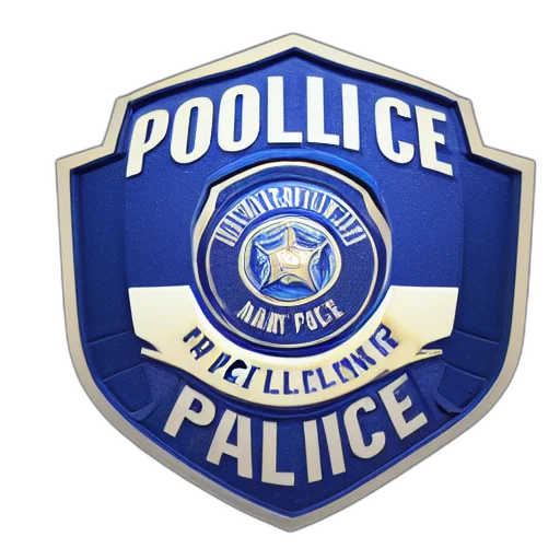 portrait, police, logo, uhd, unreal, engine, octane, render transparent PNG cut-out