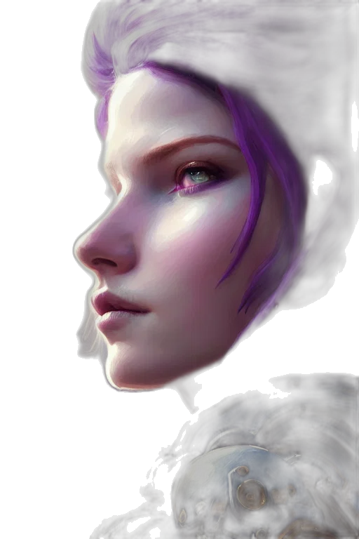 face, robot, mask, crown, fantasy art, photorealistic, concept art, oil painting transparent PNG cut-out