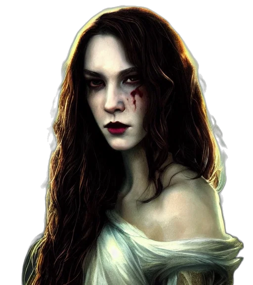 face, dress, fantasy art, photorealistic, concept art, oil painting, red, majestic transparent PNG cut-out