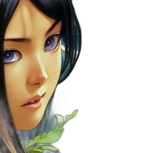face, photorealistic, fantasy art, concept art transparent PNG cut-out