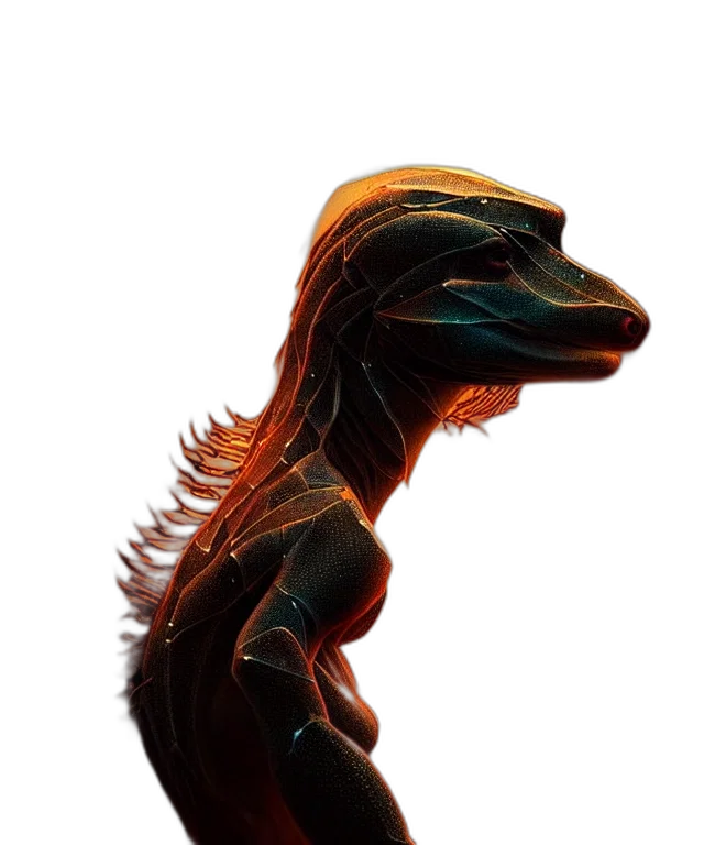 dragon, creature, animal, staff, concept art, 3d render, fantasy art, photorealistic transparent PNG cut-out