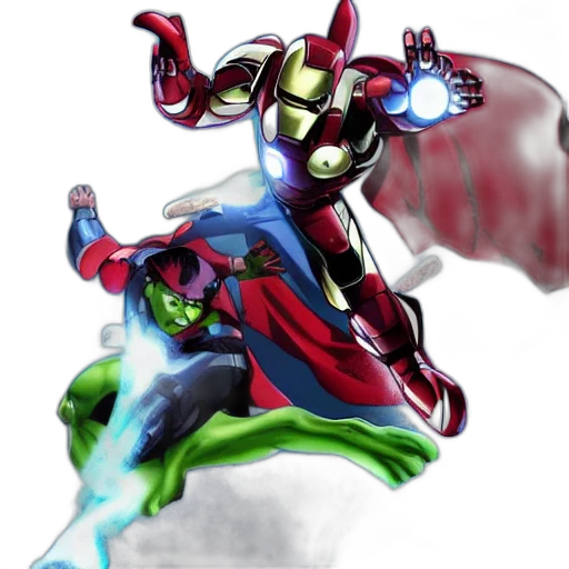 concept art, comic book art, fantasy art, pixel art transparent PNG cut-out