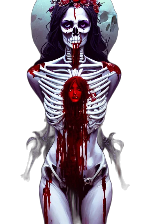 dress, concept art, comic book art, pixel art, fantasy art, neon lights, red, dark transparent PNG cut-out