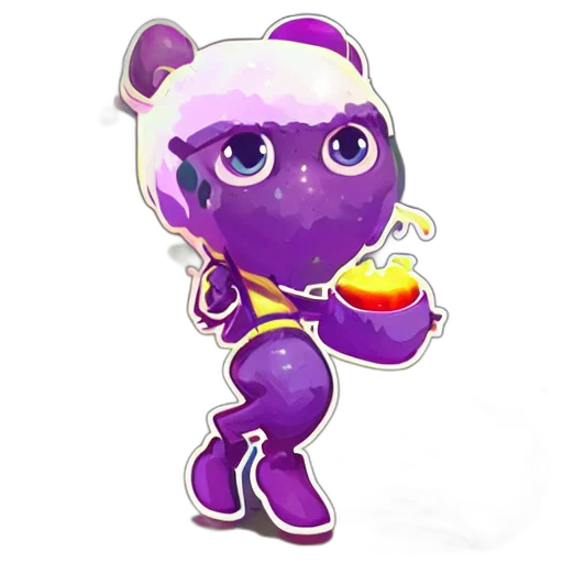 staff, food, concept art, 3d render transparent PNG cut-out