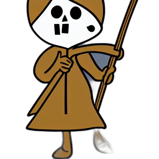 staff, weapon, sword, mask transparent PNG cut-out